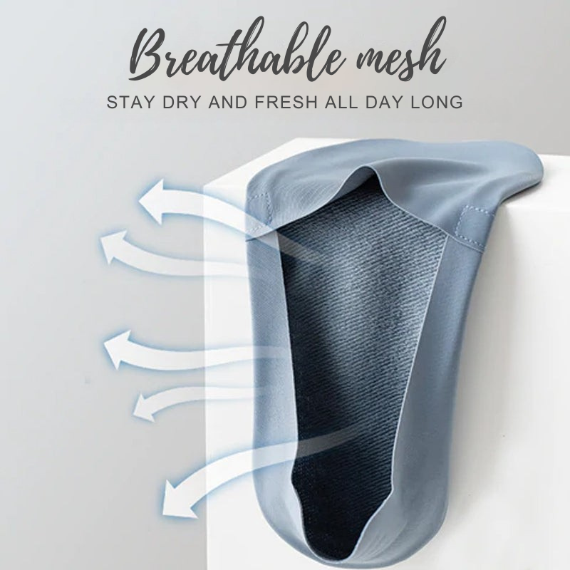 Calcetines de seda helada: Confort antideslizante para tus pies