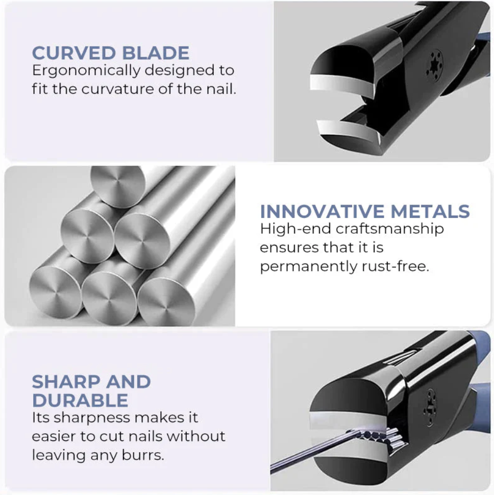 Spritzschutz-Nagelknipser, präzise und praktisch