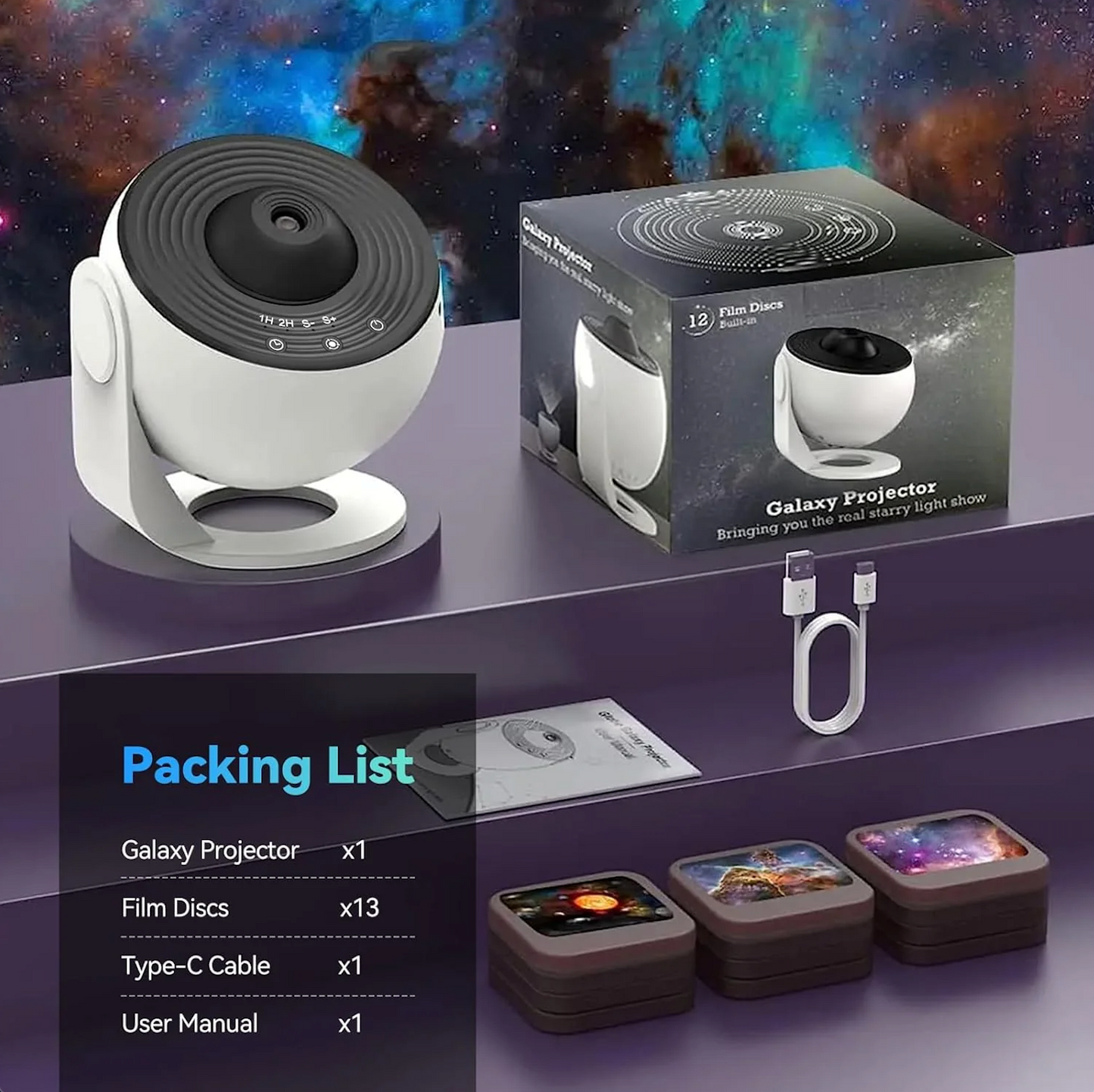 Zolivio Proyector de cielo estrellado