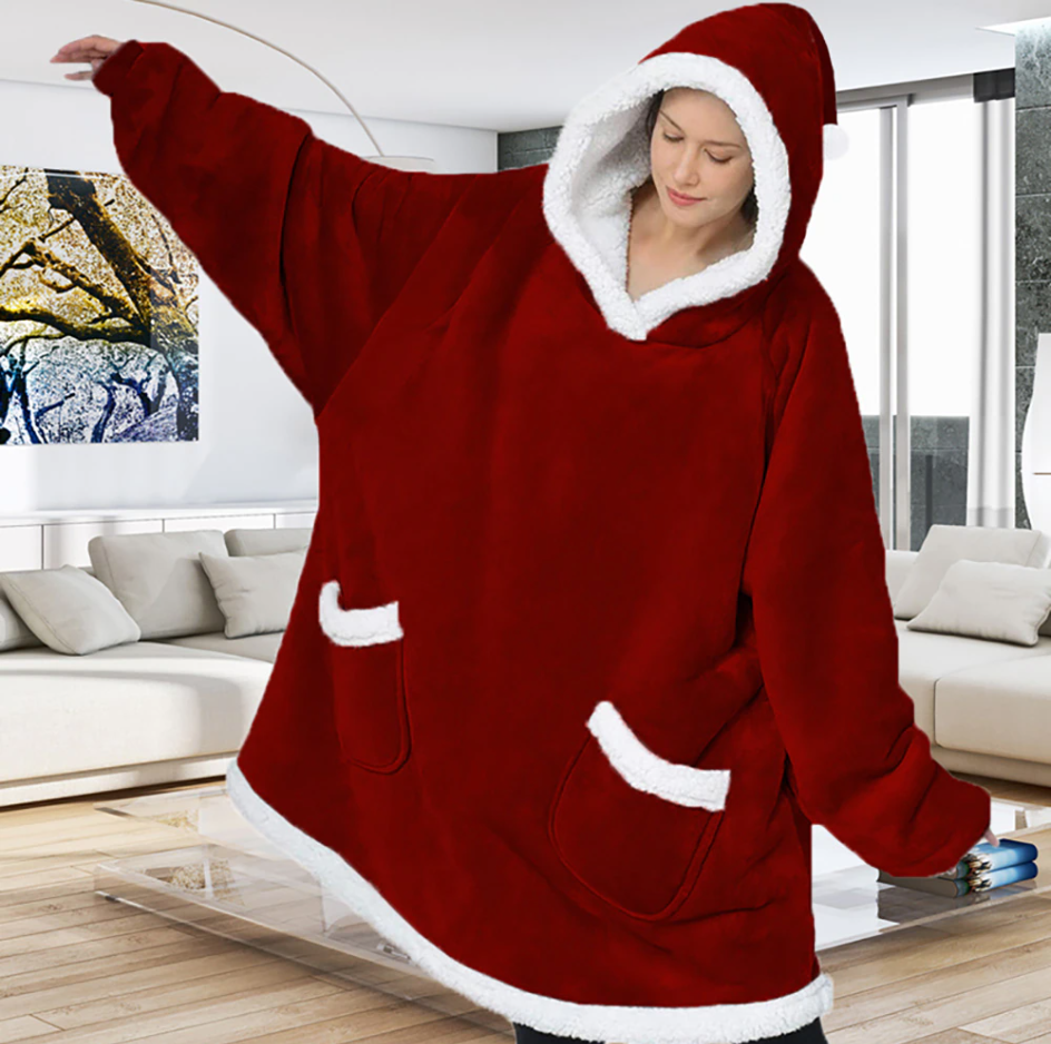 Ultra mukava jättimäinen huppari täydelliseen rentoutumiseen