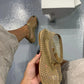 Zolivio - Trendy glitrende sandaler 